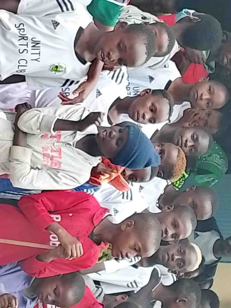 Mixed kits, one team — Unity Sports Club, Nanyuki