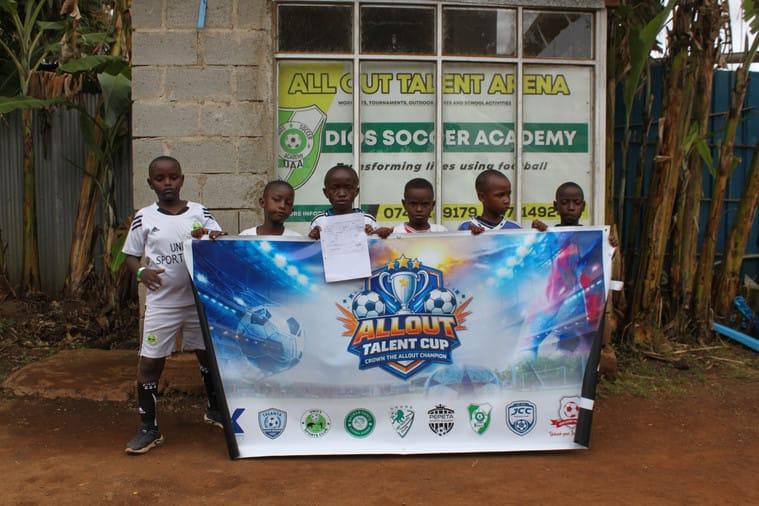 Talent Cup certificate presentation — Unity Sports Club, Nanyuki