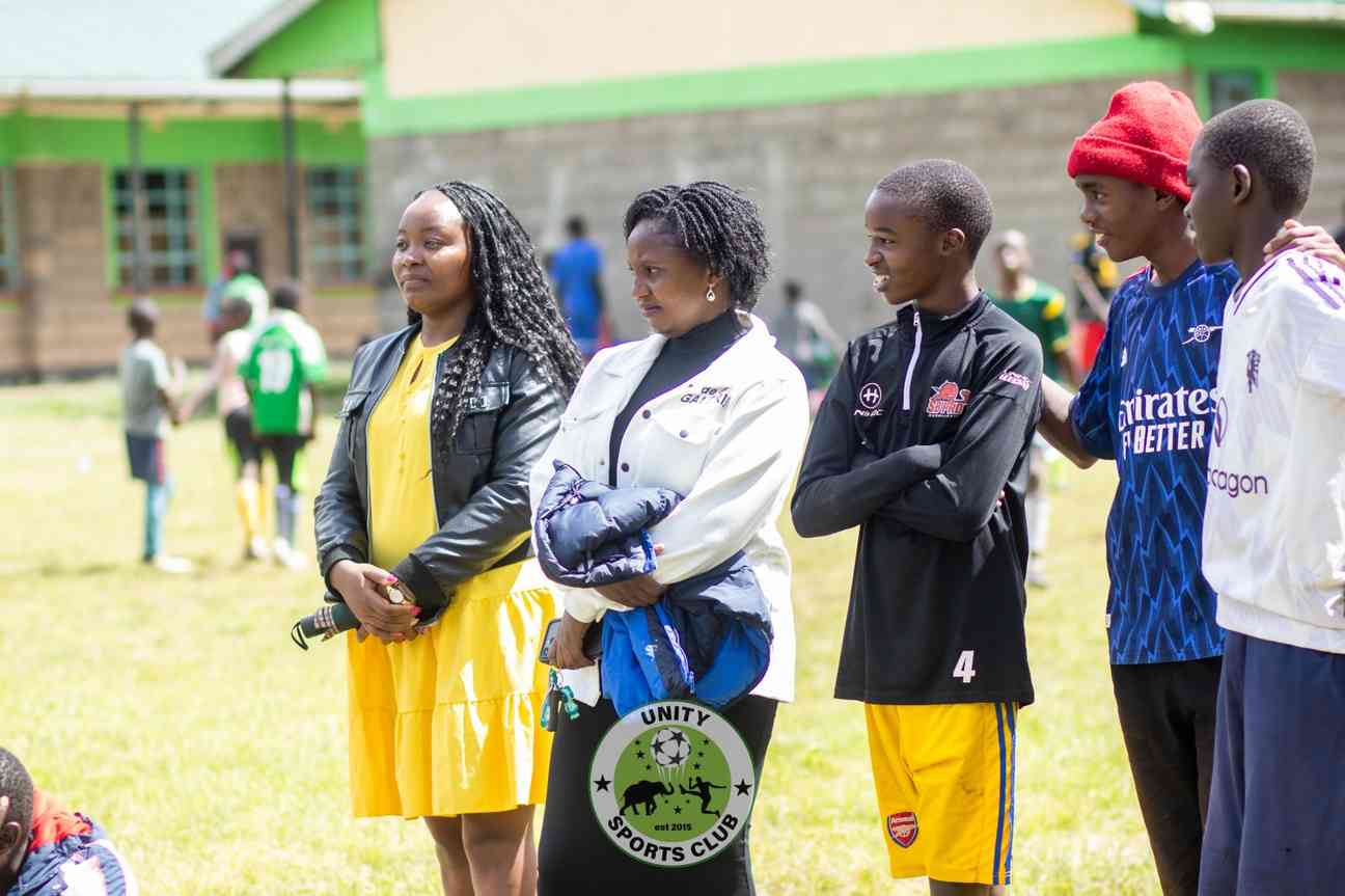 Coaches and senior players — Unity Sports Club, Nanyuki