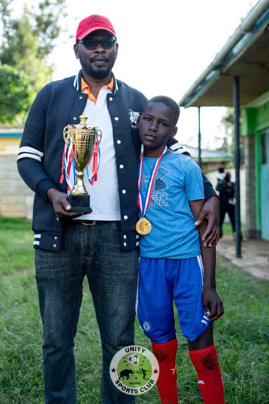 Trophy presentation — medal day — Unity Sports Club, Nanyuki