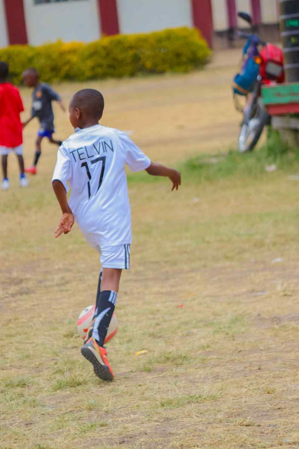 Unity player driving forward with the ball