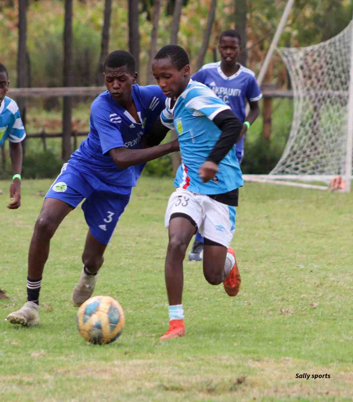 Fighting for possession — Unity Sports Club, Nanyuki