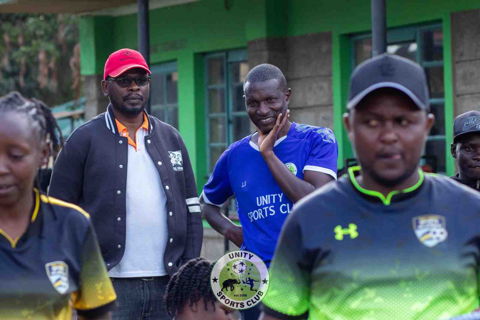 Club officials portrait — Unity Sports Club, Nanyuki