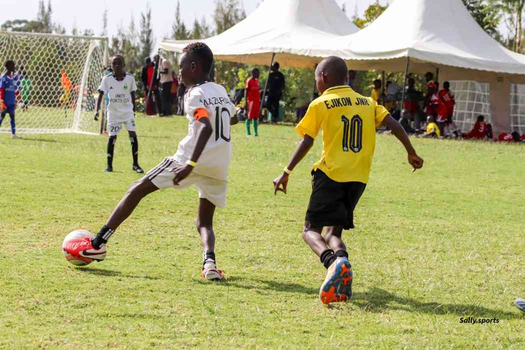 League match action